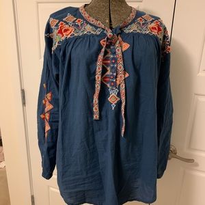 Johnny Was Embroidered Tunic